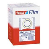 CINTA ADHESIVA 66X15 FLOW PACK TESAFILM | 10 UNIDADES | (TESA TAPE, S,A,)